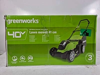 Greenworks 40 volt accu maaier - afbeelding 2 van  3