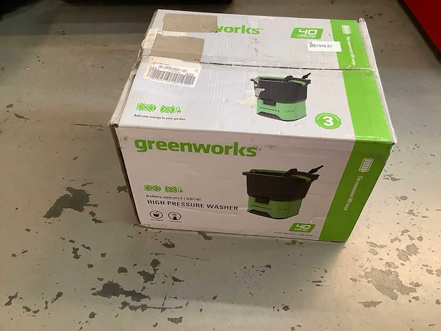 Greenworks gdc40 hogedrukreiniger - afbeelding 2 van  2