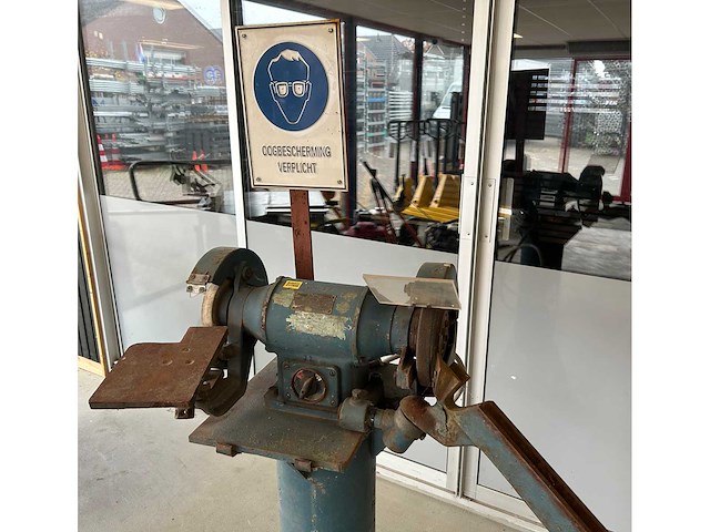 Greif dubbele slijpmachine op standaard 400v - afbeelding 2 van  4