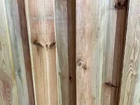Grenen - 17-planks - houten tuinscherm geïmpregneerd 180x180 cm (15x) - afbeelding 4 van  5