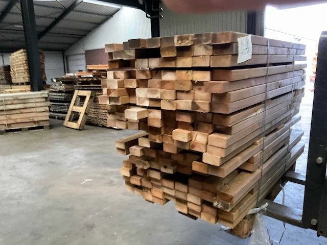 Grenen balk 150x8,5x4,5 cm (150x) - afbeelding 1 van  8
