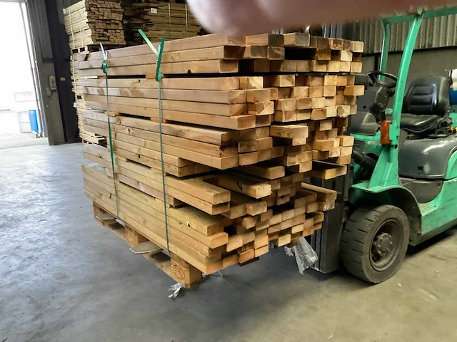 Grenen balk 150x8,5x4,5 cm (150x) - afbeelding 2 van  8