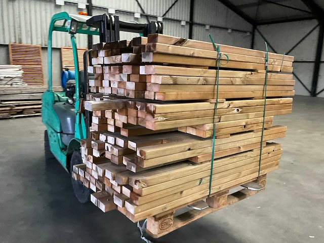 Grenen balk 150x8,5x4,5 cm (150x) - afbeelding 4 van  8