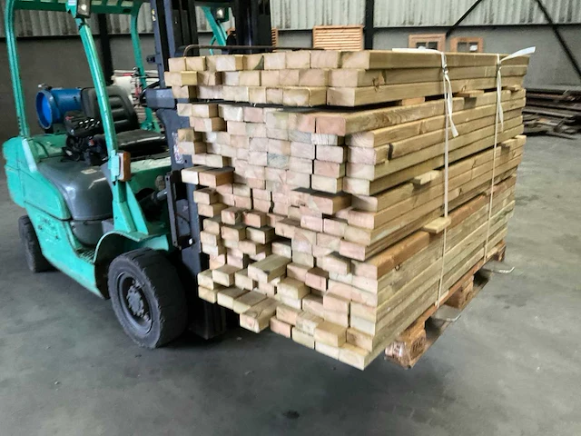 Grenen balk 150x8,5x4,5 cm (195x) - afbeelding 3 van  6
