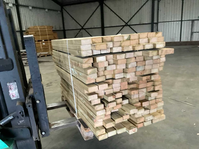 Grenen balk 150x8,5x4,5 cm (195x) - afbeelding 4 van  6