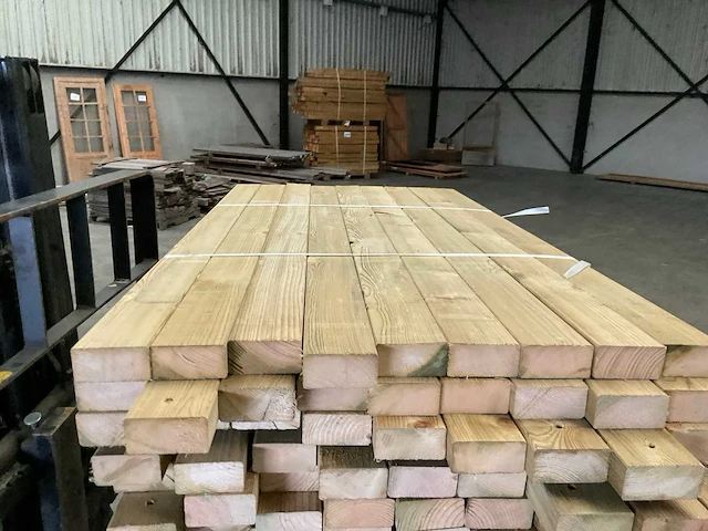 Grenen balk 150x8,5x4,5 cm (195x) - afbeelding 5 van  6