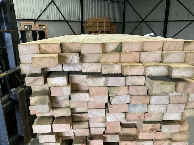 Grenen balk 150x8,5x4,5 cm (195x) - afbeelding 6 van  6