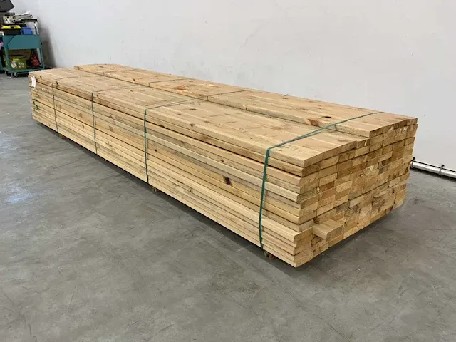 Grenen balk 38x140x4265 (116x) - afbeelding 2 van  8