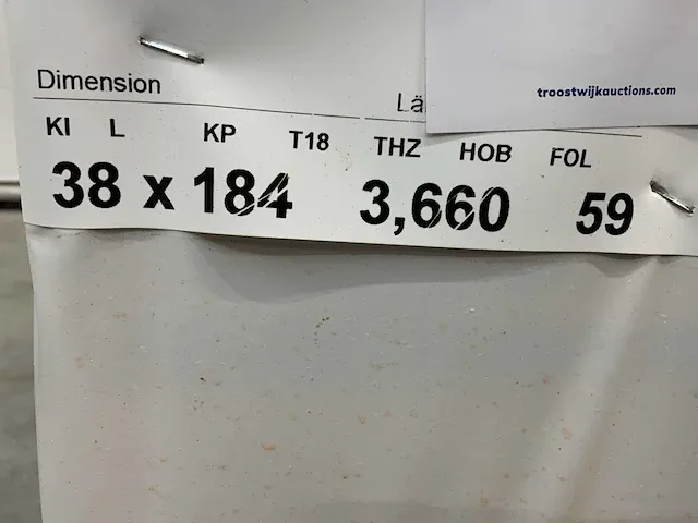 Grenen balk 38x184x3660 (59x) - afbeelding 5 van  5