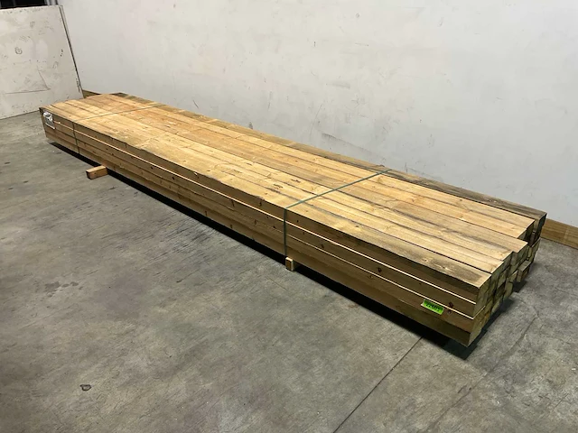Grenen balk 450x12,5x7,5 cm (28x) - afbeelding 1 van  6
