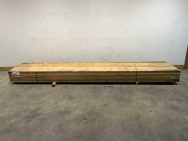 Grenen balk 450x12,5x7,5 cm (28x) - afbeelding 2 van  6