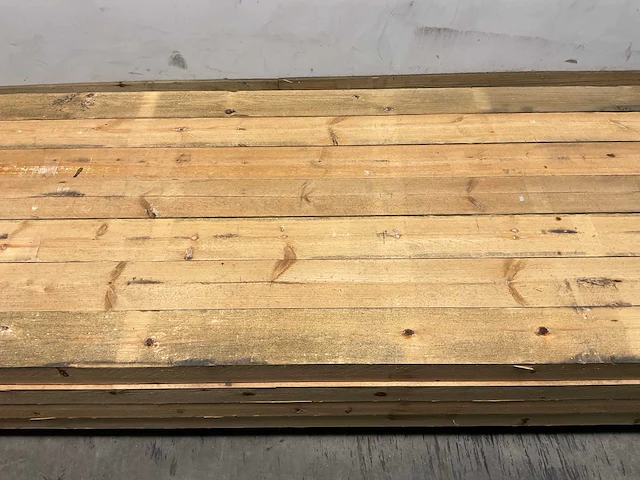 Grenen balk 450x12,5x7,5 cm (28x) - afbeelding 4 van  6