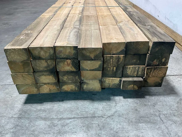 Grenen balk 450x12,5x7,5 cm (28x) - afbeelding 6 van  6