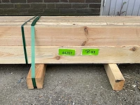 Grenen balk 500x10x4,5 cm (10x) - afbeelding 4 van  4