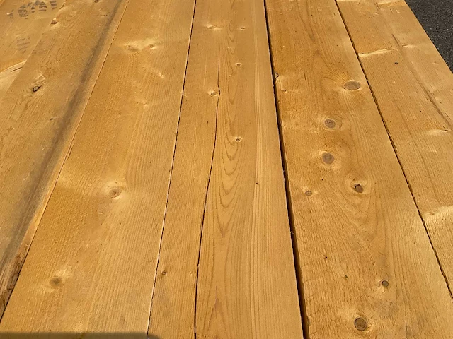Grenen balk 500x15x4 cm (43x) - afbeelding 2 van  5