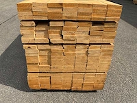 Grenen balk 500x15x4 cm (43x) - afbeelding 3 van  5