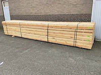 Grenen balk 600x10x5 cm (25x) - afbeelding 1 van  5