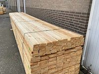 Grenen balk 600x10x5 cm (36x) - afbeelding 2 van  5
