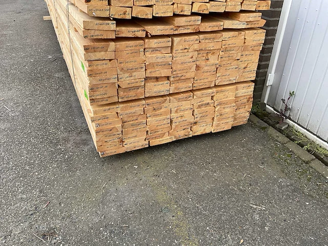 Grenen balk 600x15x4 cm (20x) - afbeelding 2 van  4