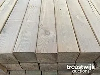 Grenen balk geïmpregneerd 220x8.8x8.8 cm - afbeelding 4 van  5