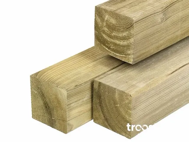 Grenen balk geïmpregneerd 240x8.8x8.8 cm - afbeelding 1 van  5