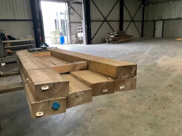 Grenen balk geïmpregneerd 250x20x10 cm (6x) - afbeelding 6 van  7