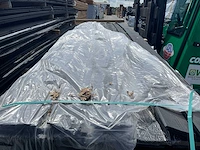Grenen channelsiding zwart gecoat 5100x140x18mm (63x)