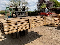 Grenen funderingsbalk geïmpregneerd 300x8,5x4 cm (80x) - afbeelding 4 van  4