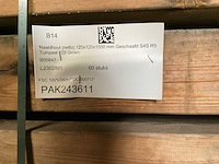 Grenen geïmpregneerde tuinpaal 155x12x12cm (10x) - afbeelding 6 van  6