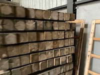 Grenen geïmpregneerde tuinpaal 155x12x12cm (10x) - afbeelding 3 van  6