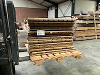 Grenen geïmpregneerde tuintegel 100x100 cm (25x) - afbeelding 9 van  10