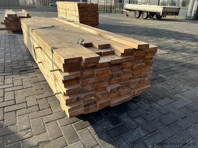 Grenen geschaafd onbehandeld rechthoek 17 x 130 mm - afbeelding 7 van  13