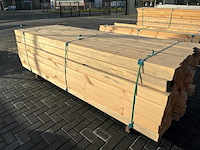 Grenen geschaafd onbehandeld vierkant 90 x 90 mm - afbeelding 7 van  13