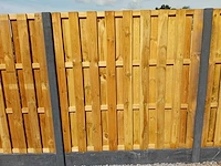 Grenen hout/betonschutting 200 cm x 28,1 m - afbeelding 2 van  7