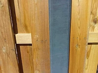 Grenen hout/betonschutting 200 cm x 28,1 m - afbeelding 4 van  7