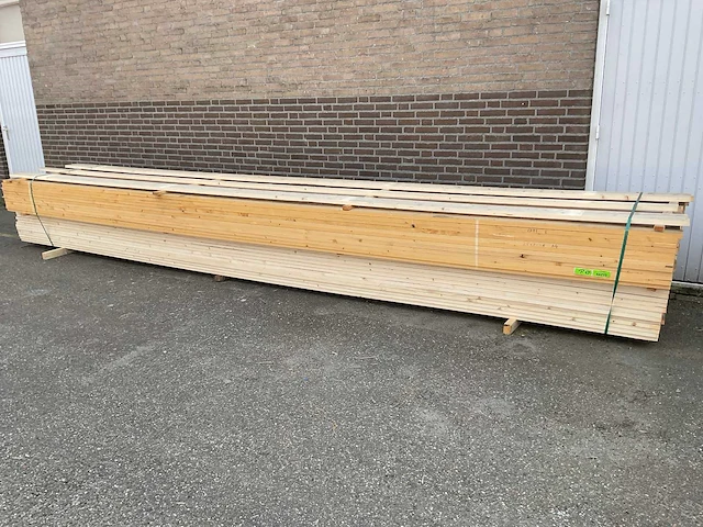 Grenen lat 600x8x2,5 cm (60x) - afbeelding 1 van  4