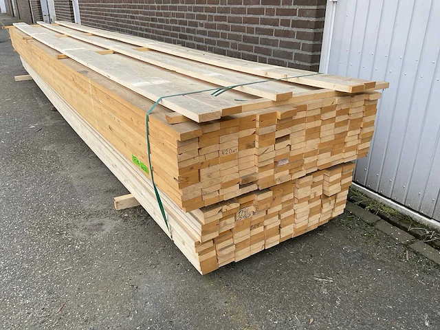 Grenen lat 600x8x2,5 cm (70x) - afbeelding 2 van  4