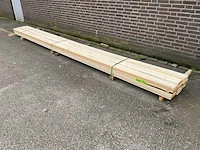 Grenen plank 500x15x4 cm (12x) - afbeelding 1 van  4