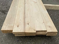 Grenen plank 600x8x2,5 cm (10x) - afbeelding 3 van  5