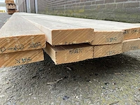 Grenen plank 600x8x2,5 cm (10x) - afbeelding 4 van  5