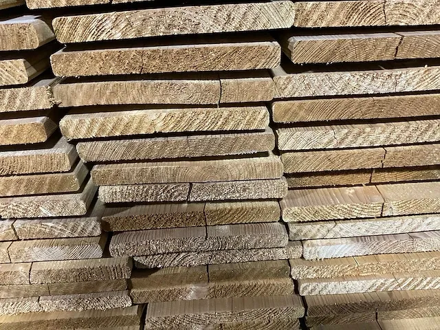 Grenen plank geïmpregneerd 400x19.5x2 cm (20x) - afbeelding 3 van  7