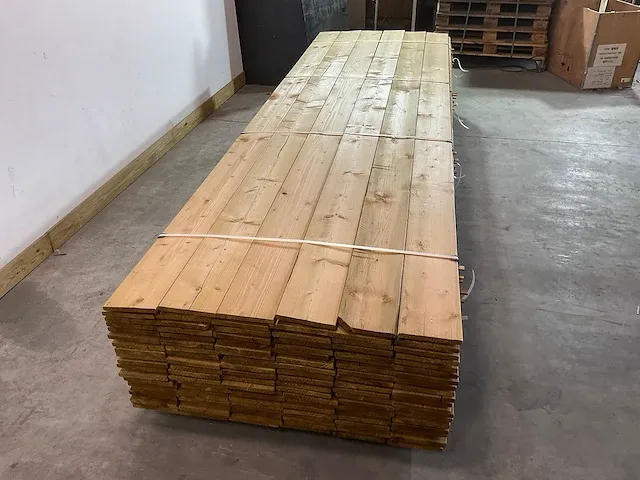 Grenen plank geïmpregneerd 400x19.5x2 cm (50x) - afbeelding 4 van  7