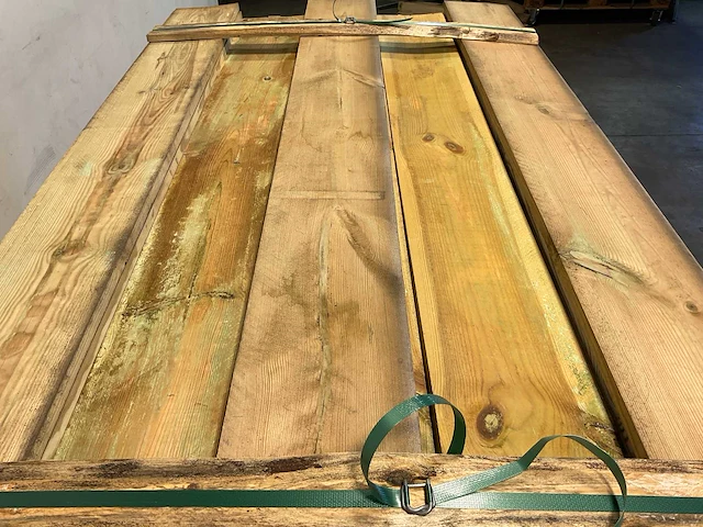 Grenen plank geschaafd 180x20x2 cm (100x) - afbeelding 3 van  6