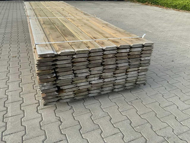 Grenen rabatdeel dubbelzijdig 4200x140x28mm (112x) - afbeelding 7 van  8