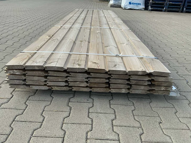 Grenen rabatdeel dubbelzijdig 4200x140x28mm (40x) - afbeelding 3 van  7
