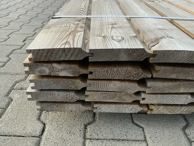 Grenen rabatdeel dubbelzijdig 4200x140x28mm (40x) - afbeelding 5 van  7