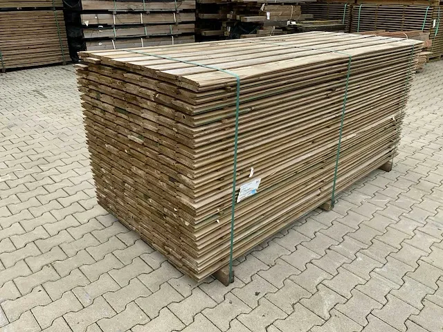 Grenen rabatdelen 2400x145x18mm (336x) - afbeelding 1 van  5