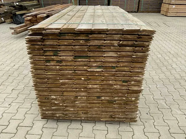 Grenen rabatdelen 2400x145x18mm (336x) - afbeelding 3 van  5