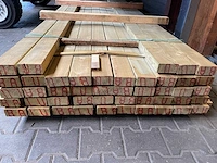 Grenen regels geschaafd groen geïmpregneerd 5400x90x45mm (45x) - afbeelding 3 van  3