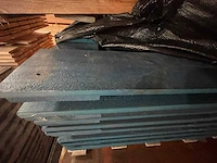 Grenen schuttingpanelen blauw gecoat 1800x1800mm (9x) - afbeelding 1 van  3